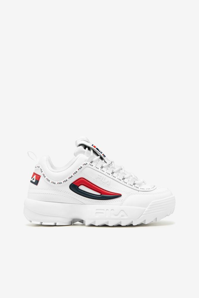 Fila Trainers Womens White Disruptor 2 Premium Repeat - Ireland 21068-XOFV